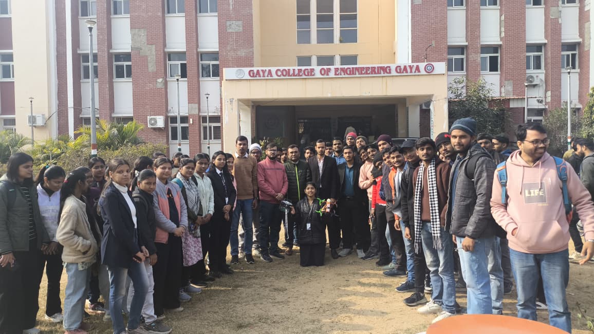 Drone seminar at GCE Gaya - Students participating